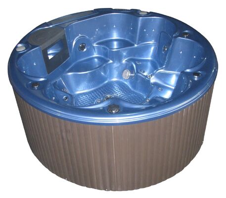 Hot Spring Large Outdoor 6 Seats Round Whirlpool Acrylic Massage Spa Tubs for Garden