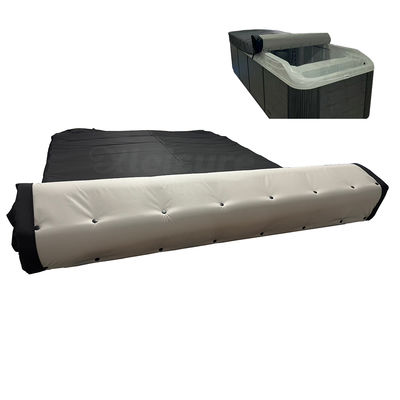 Cobertura de Spa de Natação Desenho Roll-Up Adequado para Canada Marcas de Spa para Piscinas de Natação ao Ar Livre Tecido de Oxford Cobertura de Spa de Natação