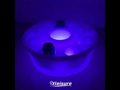 LED drink tray with color lighting.MP4